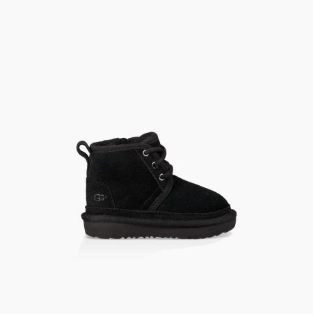 UGG Neumel II Black Boots for Kids (TONA69038)